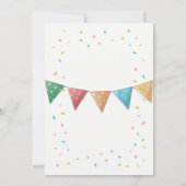 Laten we de verjaardag van de kat vieren kaart (Achterkant)