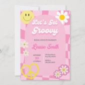 Laten we de verjaardag van Groovy Arch Girl halen Kaart (Voorkant)