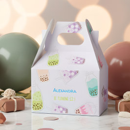 Laten we de verjaardag van thee bobba thee vieren bedankdoosjes