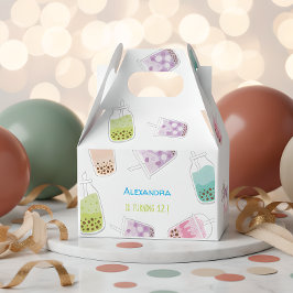 Laten we de verjaardag van thee bobba thee vieren bedankdoosjes