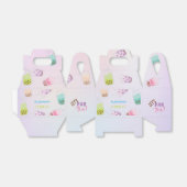 Laten we de verjaardag van thee bobba thee vieren bedankdoosjes (Uitgevouwen)