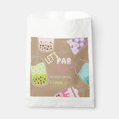 Laten we de verjaardag van thee bobba thee vieren bedankzakje (Voorkant)