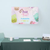 Laten we de verjaardag van thee bobba thee vieren spandoek (Beurs)