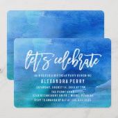 Laten we de verjaardag vieren van de Birthday Part Kaart (Voorkant / Achterkant)