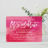 Laten we de verjaardag vieren van de Birthday Part Kaart (Staand voorkant)