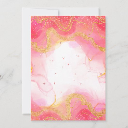 Laten we de verjaardagsuitnodiging brunchen kaart (Achterkant)