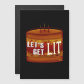 Laten we de Verlichte Herfst Kaars Klassieker krij (Voorkant / Achterkant)