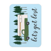 Laten we de verloren trucjes van de Camping Motorh Magneet (Verticaal)