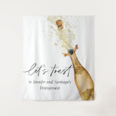 Laten we de verlovingsfeest achtergrond van het ko wandkleed (Voorkant)