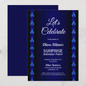 Laten we de verrassingsdag van de Zwarte Blauwe Pa Kaart (Voorkant / Achterkant)