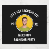 Laten we de vrijgezellenparty oplichten bier etiket (Enkel label)