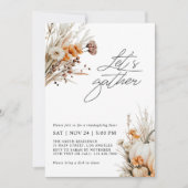 Laten we de Waterverf Thanksgiving Partij verzamel Kaart (Voorkant)