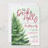 Laten we de Waterverf van het kerstfeest in de hal Kaart (Voorkant)