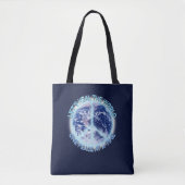 Laten we de wereld één vrede tegelijk ☮ helen tote bag (Voorkant)