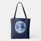 Laten we de wereld één vrede tegelijk ☮ helen tote bag (Achterkant)