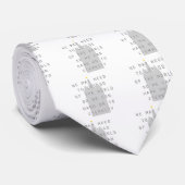 laten we de wereld loslaten om aan de eeuwigheid v stropdas (Opgerold)