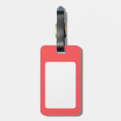 Laten we de Wereld met Vriendelijkheid Kofferlabel (Achterkant verticaal)