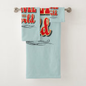 Laten we de wereld reizen bad handdoek (Insitu)