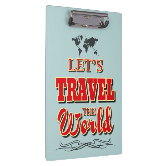 Laten we de wereld reizen klembord (Rechts)