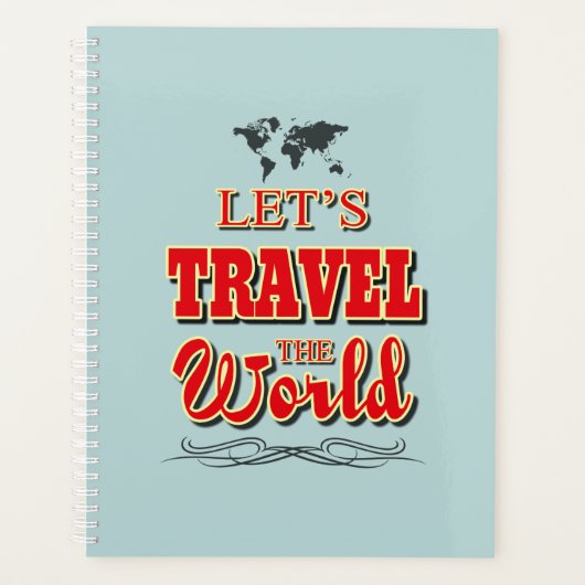 Laten we de wereld reizen planner (Voorkant)