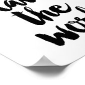 Laten we de wereld reizen poster (Hoek)