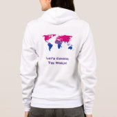 Laten we de wereld veranderen hoodie (Achterkant)