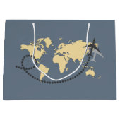 Laten we de wereldillustratie reizen groot cadeauzakje (Voorkant)