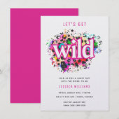 Laten we de Wilde Dierlijke Bachelorette Party hal Kaart (Voorkant / Achterkant)