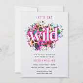 Laten we de Wilde Dierlijke Bachelorette Party hal Kaart (Voorkant)