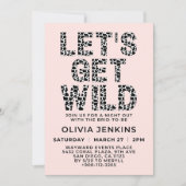 Laten we de Wilde Dierlijke Bachelorette Party hal Kaart (Voorkant)