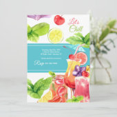 Laten we de zomer koelen kaart (Staand voorkant)