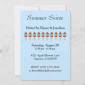 Laten we de zomervakantie Soiree houden Kaart (Achterkant)