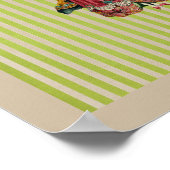 Laten we de zuurkast ~ Poster 12x12 eten (Hoek)