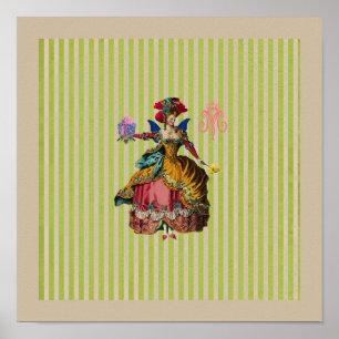 Laten we de zuurkast ~ Poster 12x12 eten