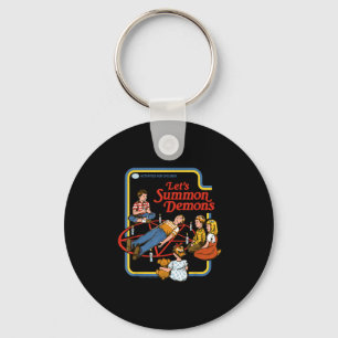 Laten we demonen oproepen occulte retro-Vintage Fu Sleutelhanger