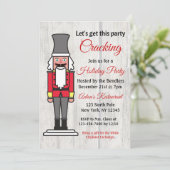 Laten we deze feestelijke uitnodiging voor racking (Staand voorkant)