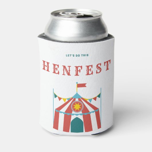 Laten we deze HenFest-Koelbox doen Blikjeskoeler (Blikje Achterkant)