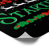 Laten we deze Kerst beginnen Kerstfeest C Poster (Hoek)