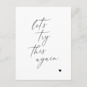 Laten we deze nieuwe wijziging van het Briefkaart  (Voorkant)