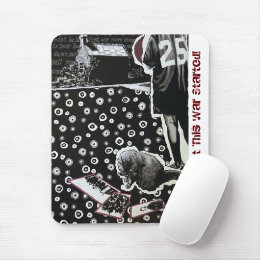 Laten we deze oorlog beginnen met Mousepad Muismat (Met muis)