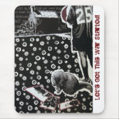 Laten we deze oorlog beginnen met Mousepad Muismat (Voorkant)