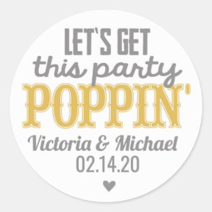 Laten we deze party poppin Stickers halen