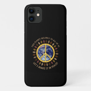 Laten we deze planeet delen in ☮ Case-Mate iPhone case