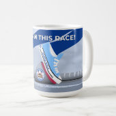 Laten we deze race winnen! Mok (Voorkant rechts)