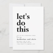 Laten we deze repetitie diner uitnodiging Sjabloon (Voorkant)