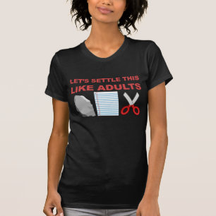 Laten we dit als volwassenen regelen t-shirt