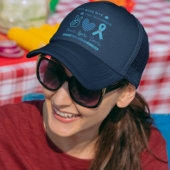 Laten we dit diabetesbewustzijn van november blauw trucker pet