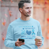 Laten we dit diabetesbewustzijn van november blauw trui