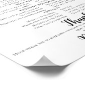 Laten we dit doen! - Eenvoudige trouwdag tijdlijn Poster (Hoek)