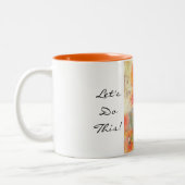 Laten we dit doen - Floral Ringer Mok (Links)